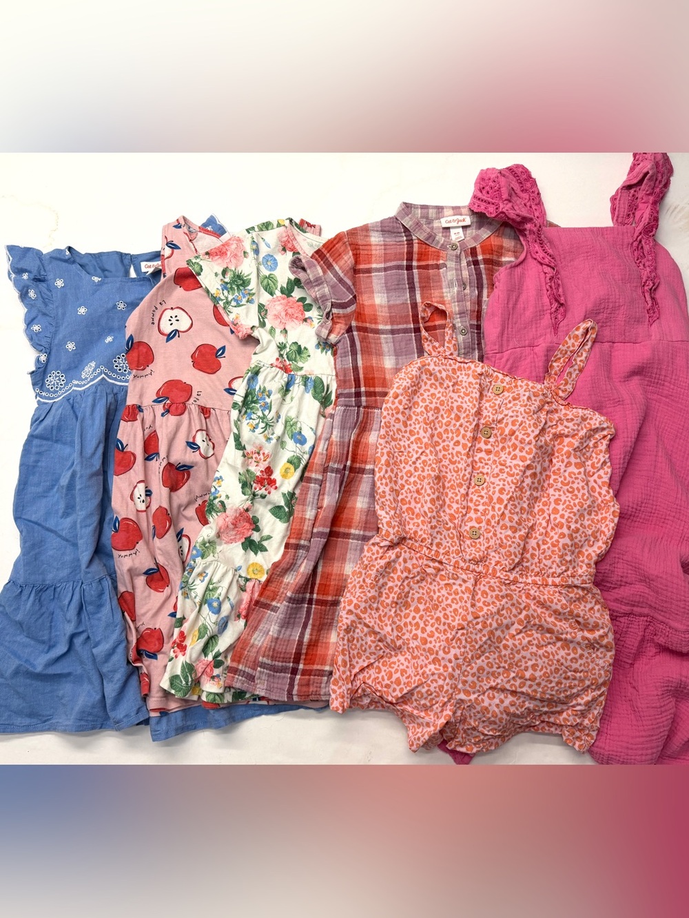 Girls Clothing Bundle Dresses & Romper Cat & Jack H&M Old Navy